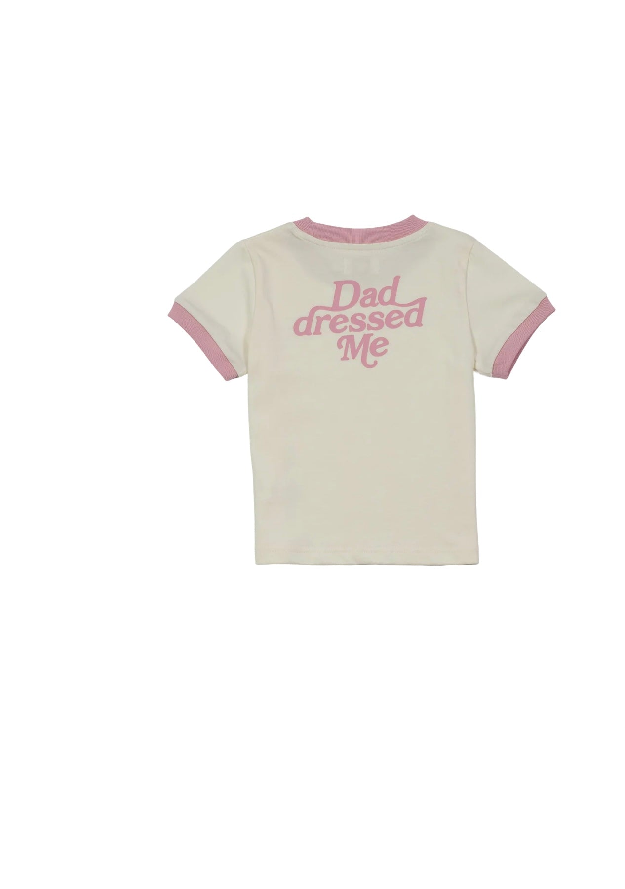 Dad Dressed Me - Mini Tee Pink