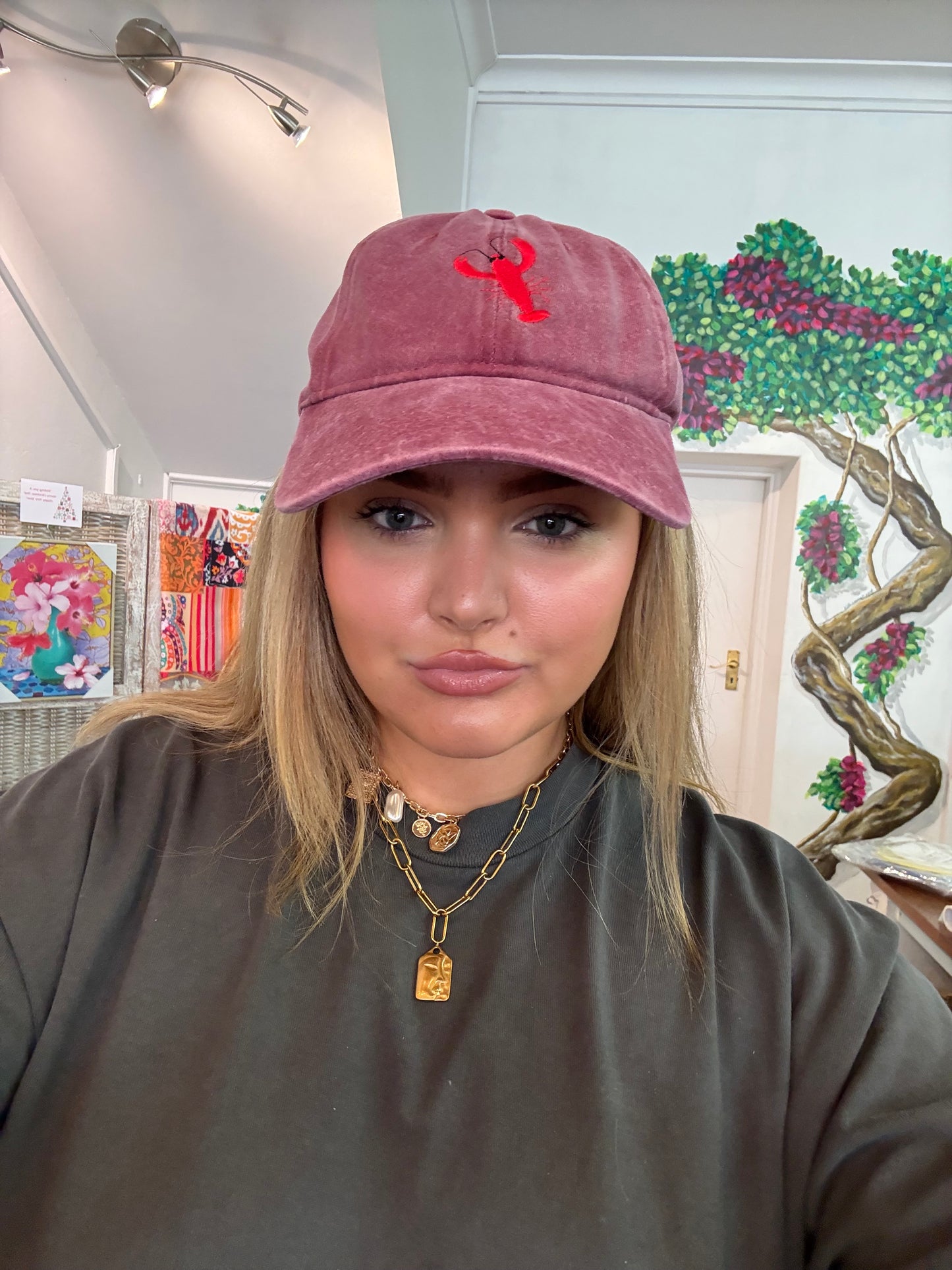 Lobster Cap - Burgundy