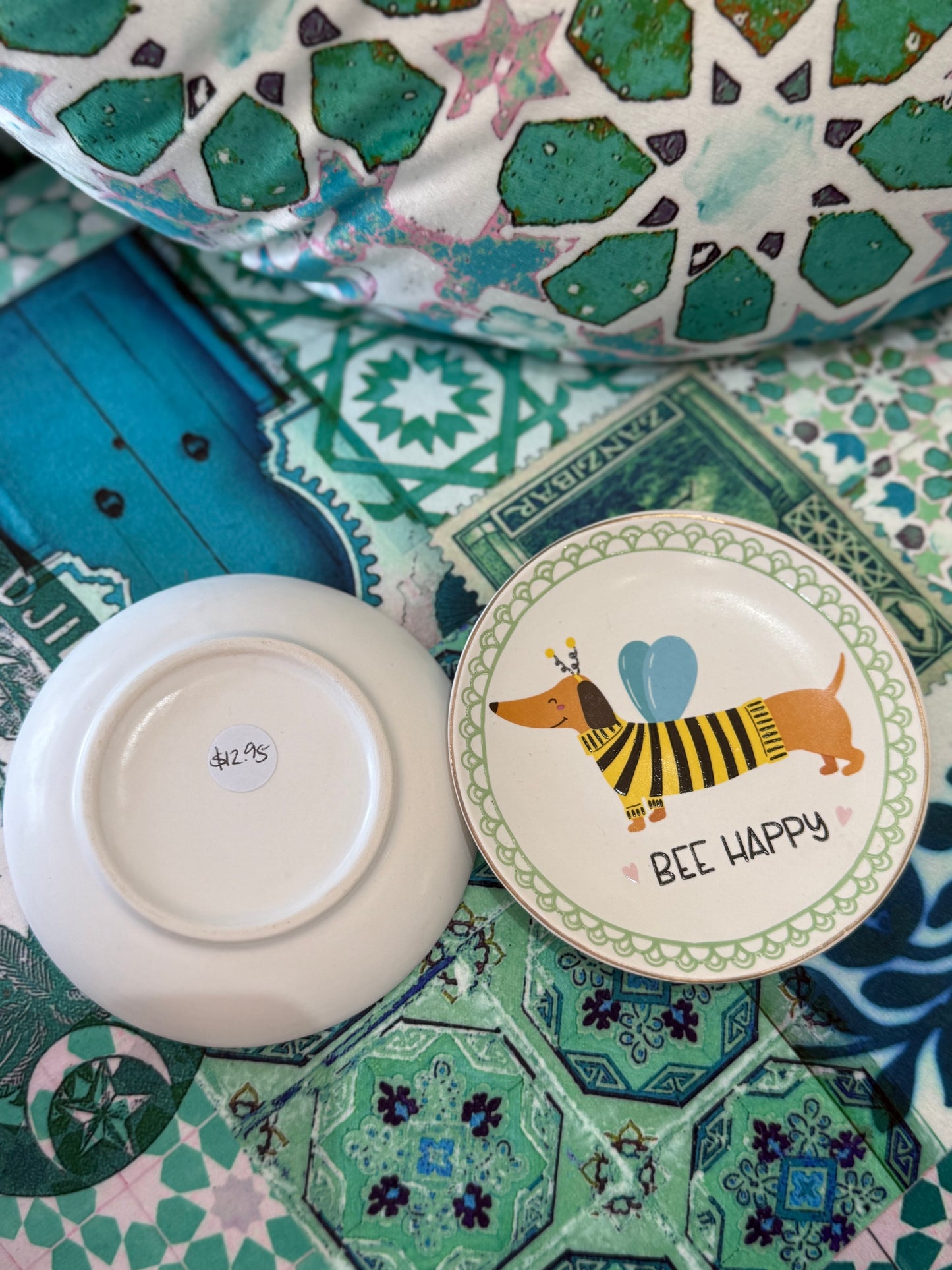 Trinket Tray - Bee Happy