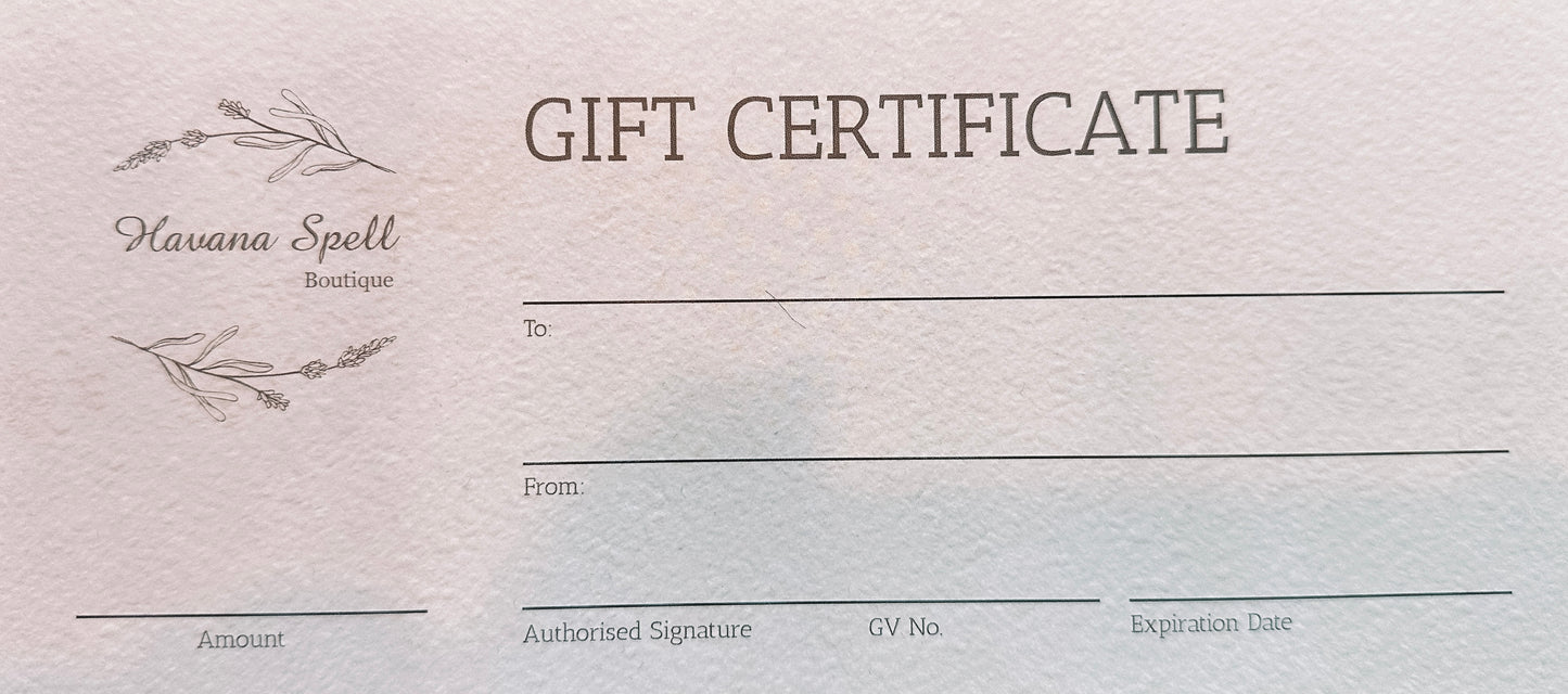 Havana Spell Gift Card