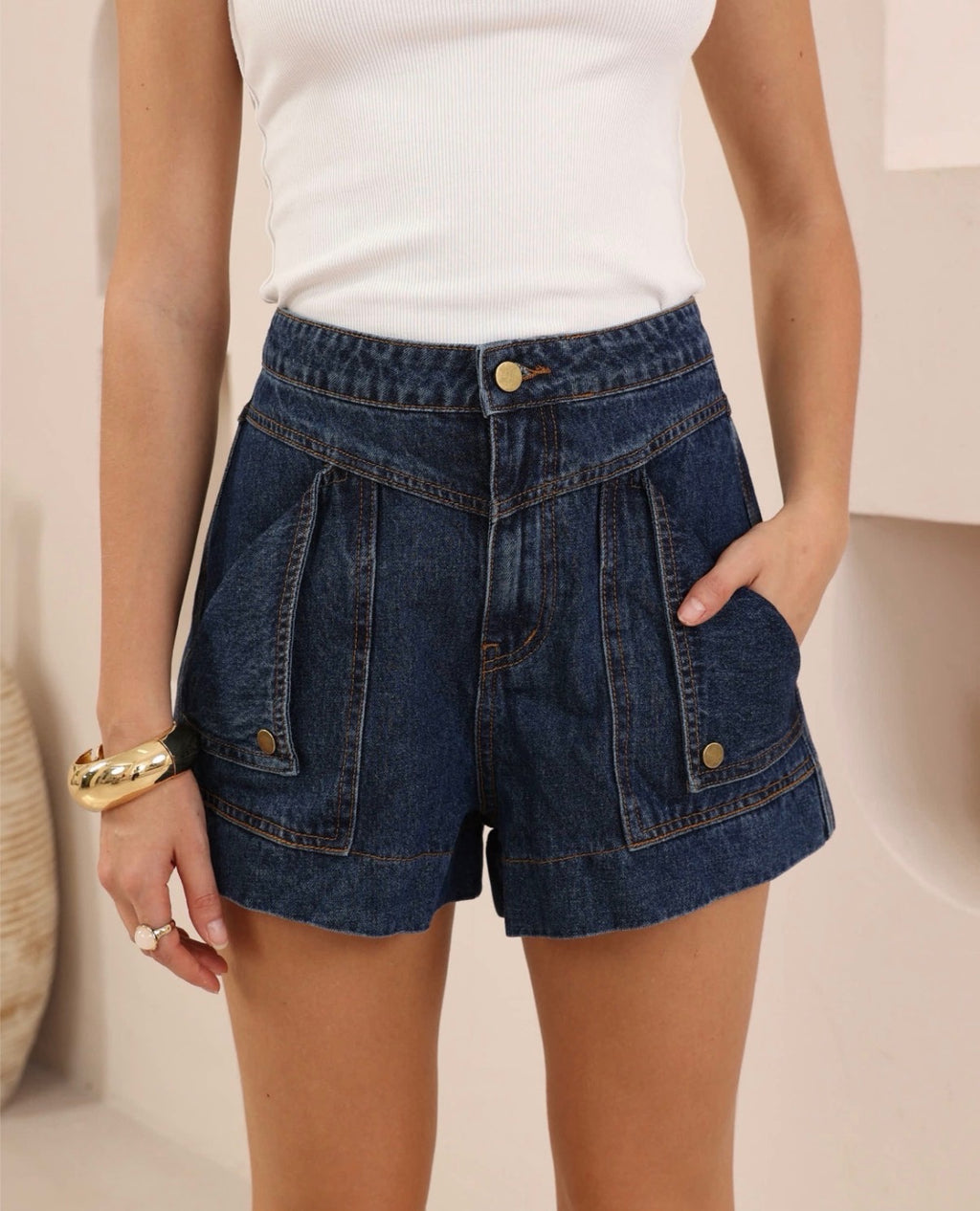 Minnie Denim Shorts