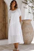 Misty Linen Dress