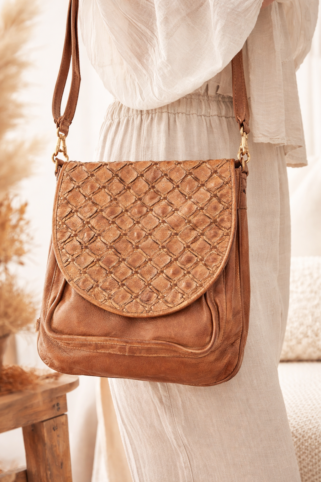Elan Leather Handbag