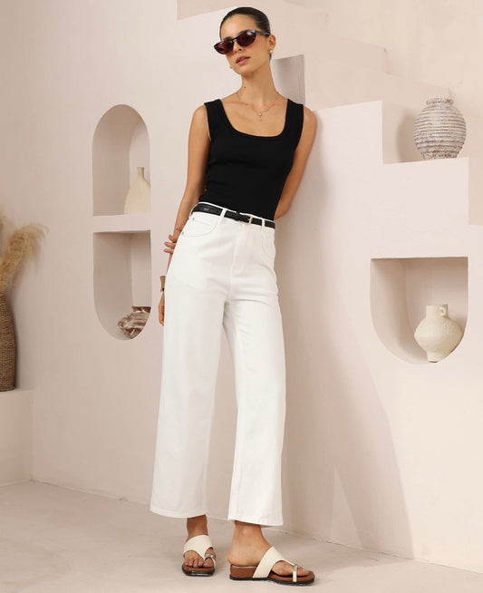 Iris - White Jean