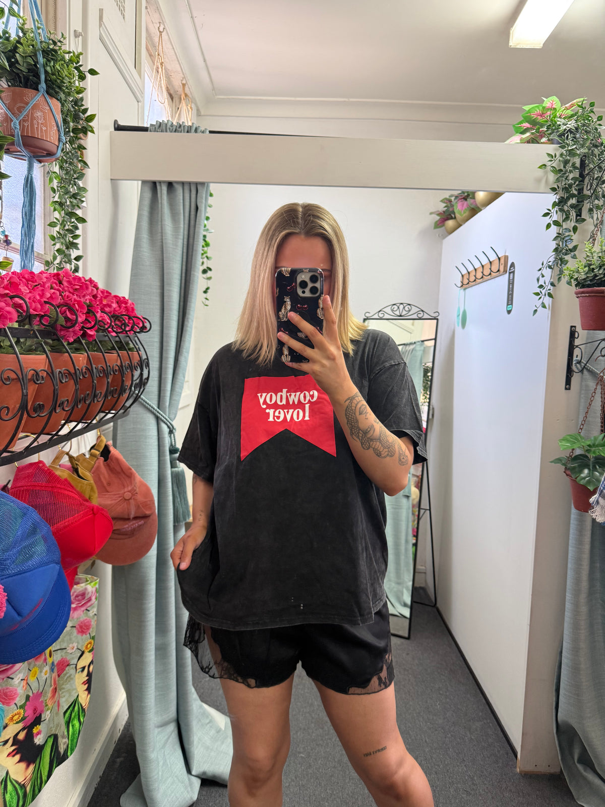 Black Satin Shorts - By Frankie