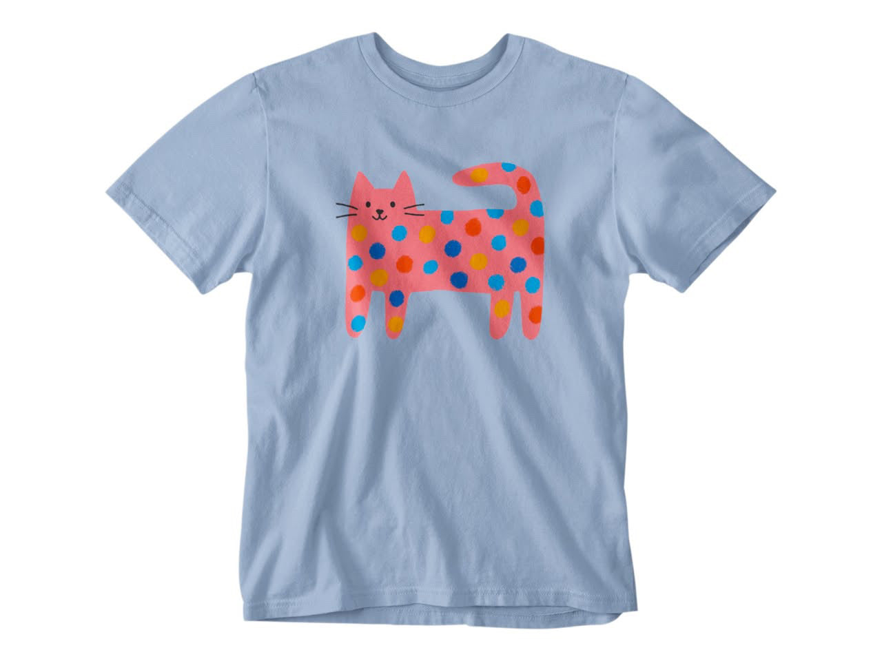 Cat Blue Tee