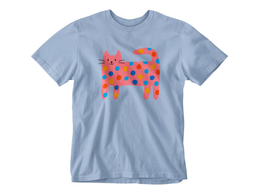 Cat Blue Tee