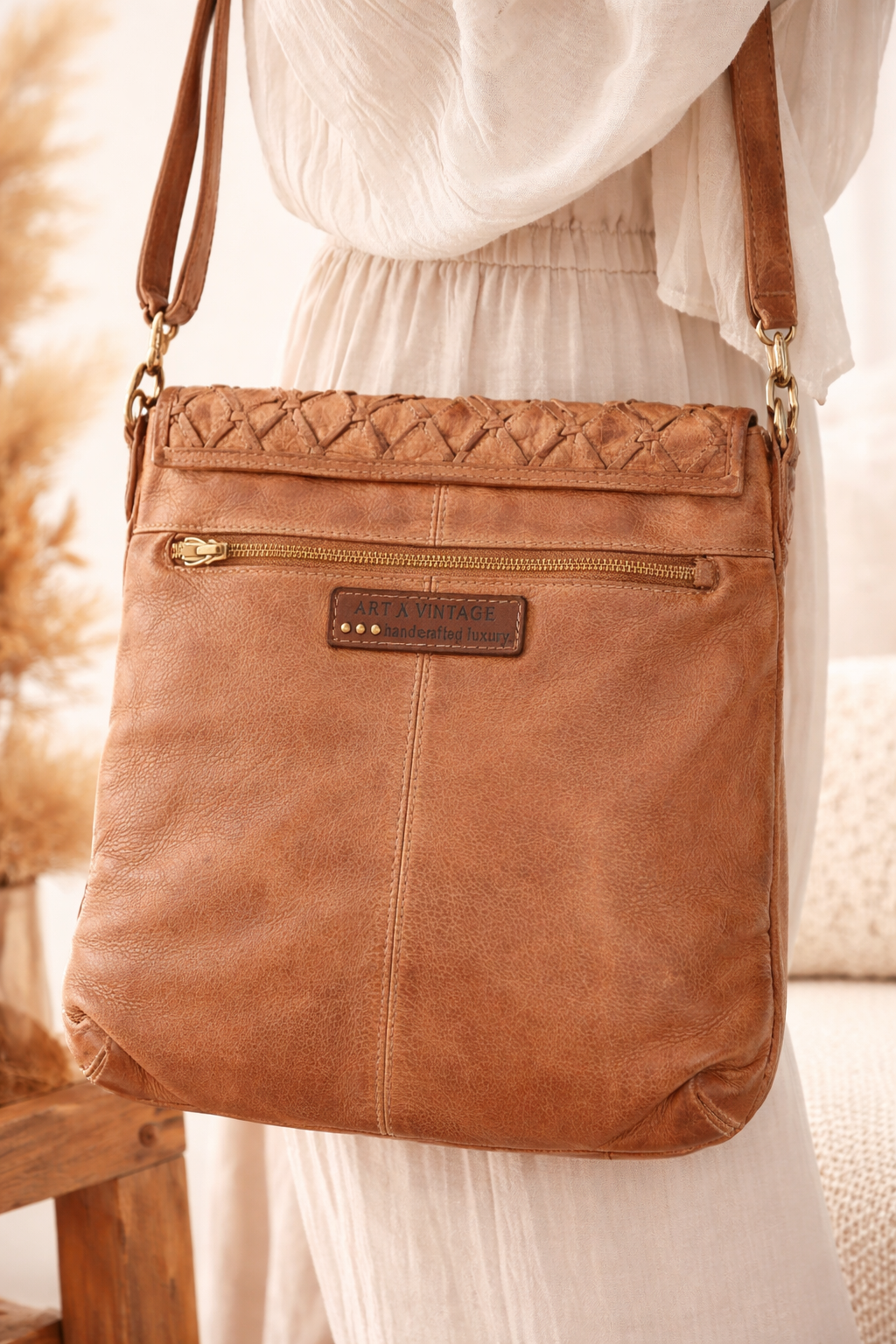 Elan Leather Handbag