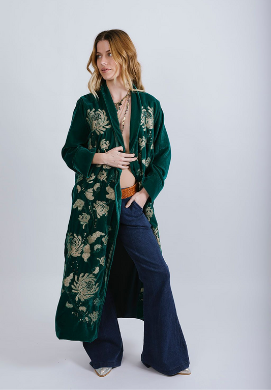 Desert Wanderer Coat - Emerald