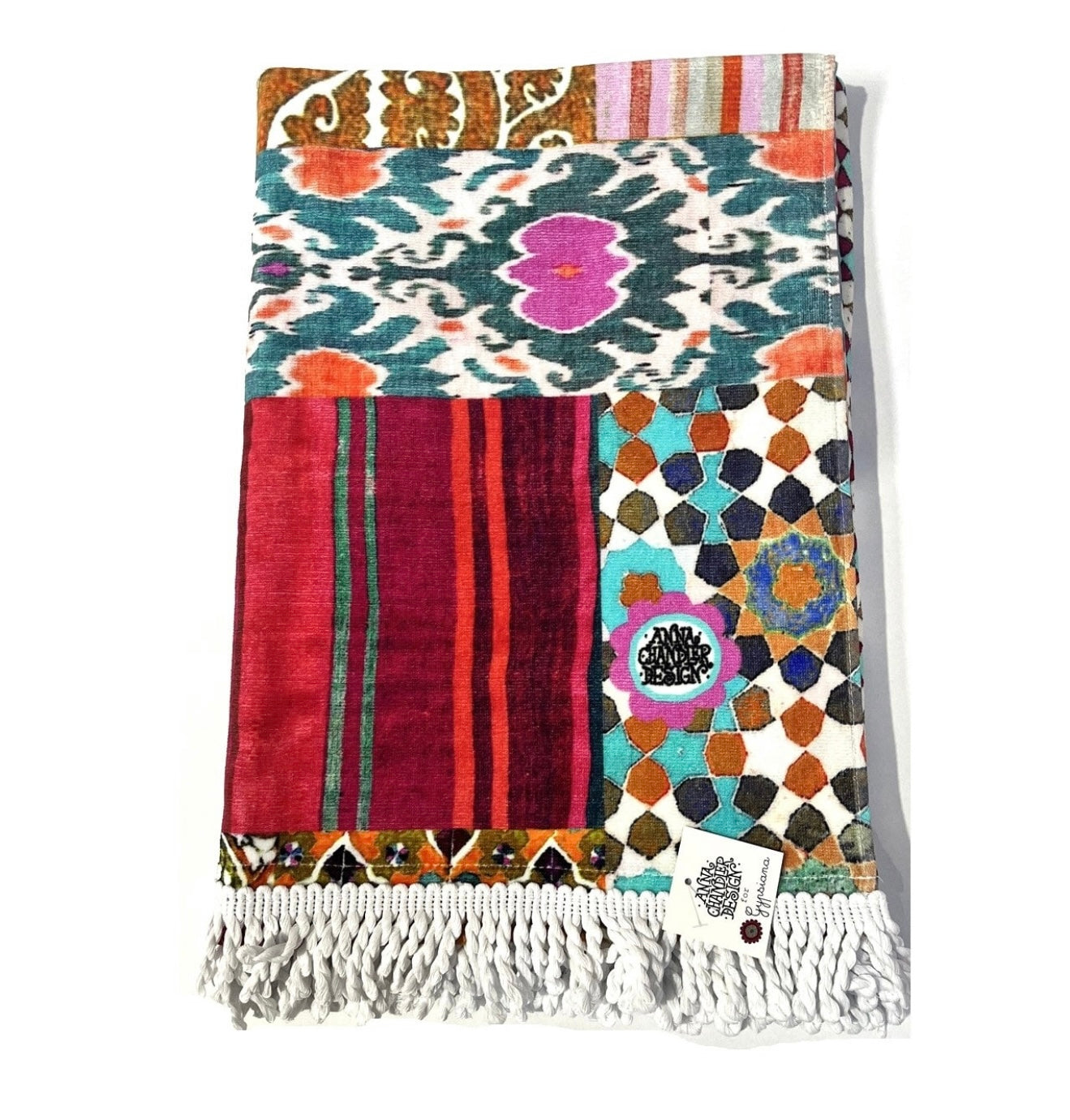 Beach Towel - Wildflower Tile