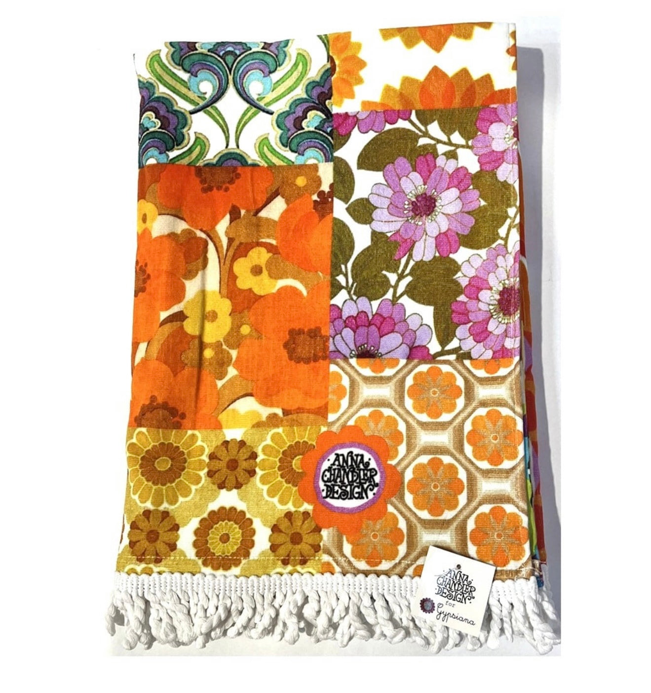 Beach Towel - 70s Orange