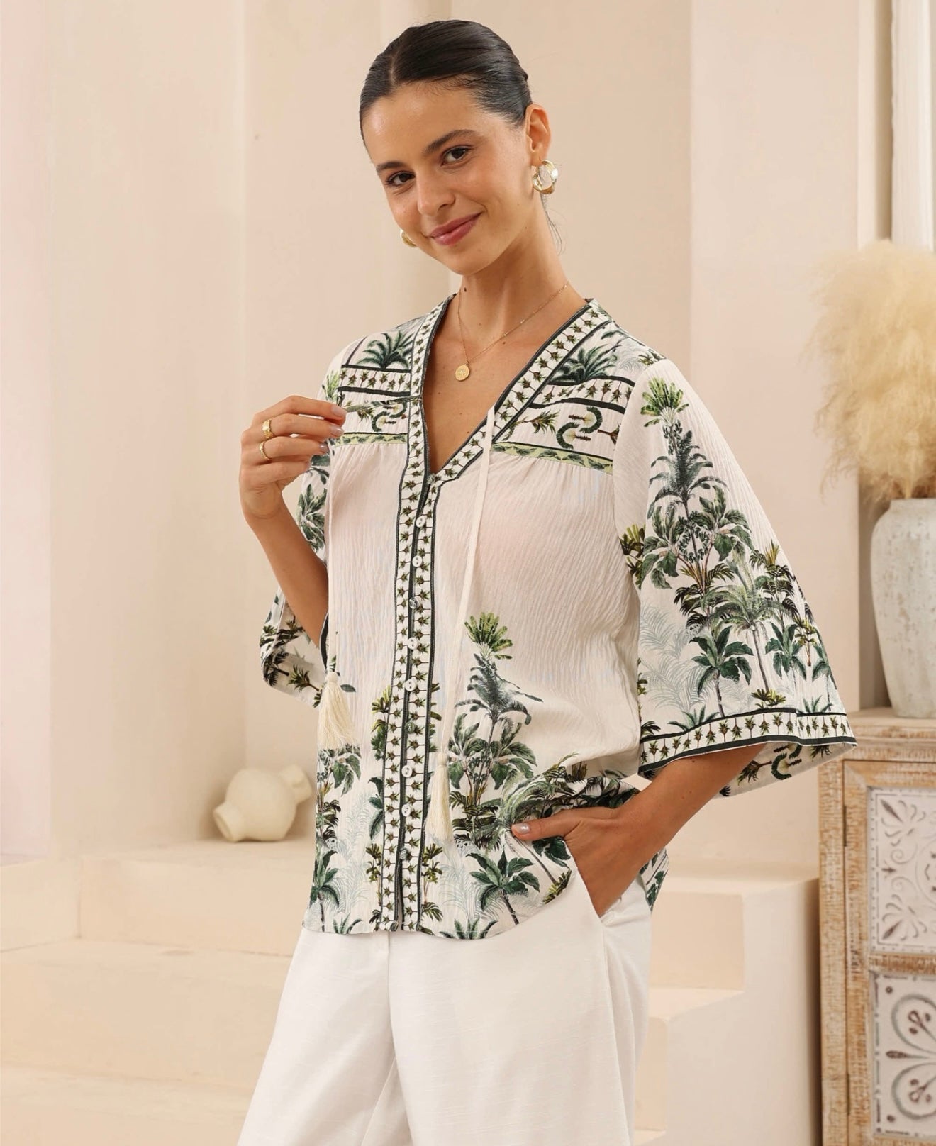 Palm Spring Blouse