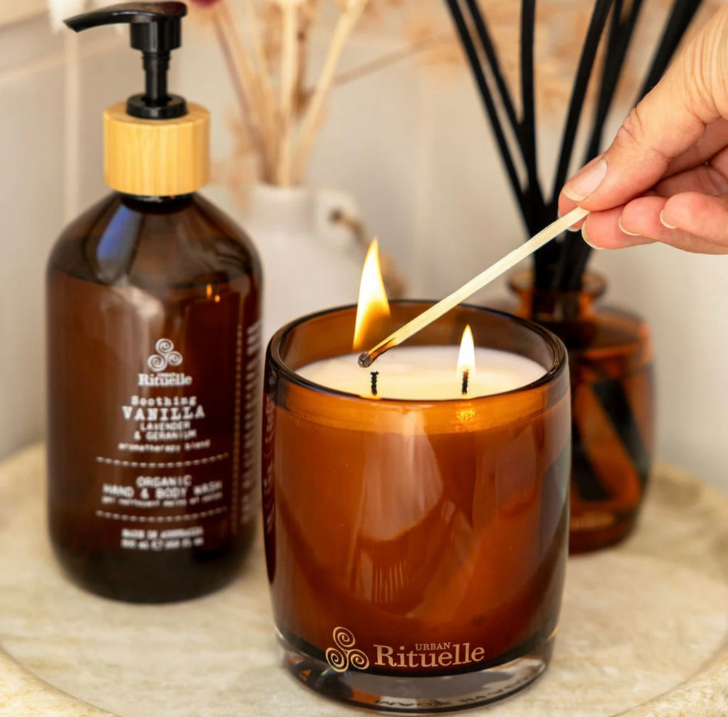Vanilla, Lavender & Geranium - Soy Candle