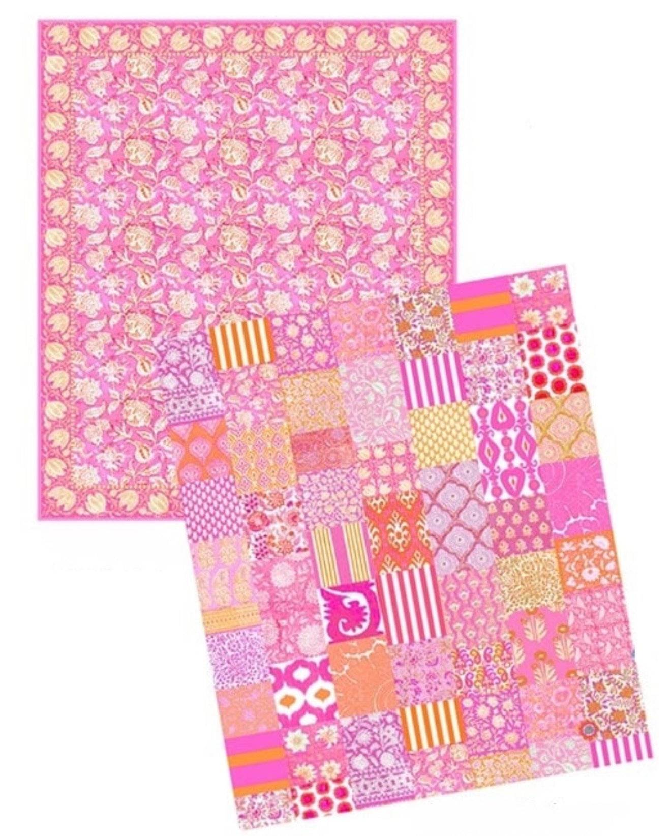 Velvet Throw - Jaipur Pink