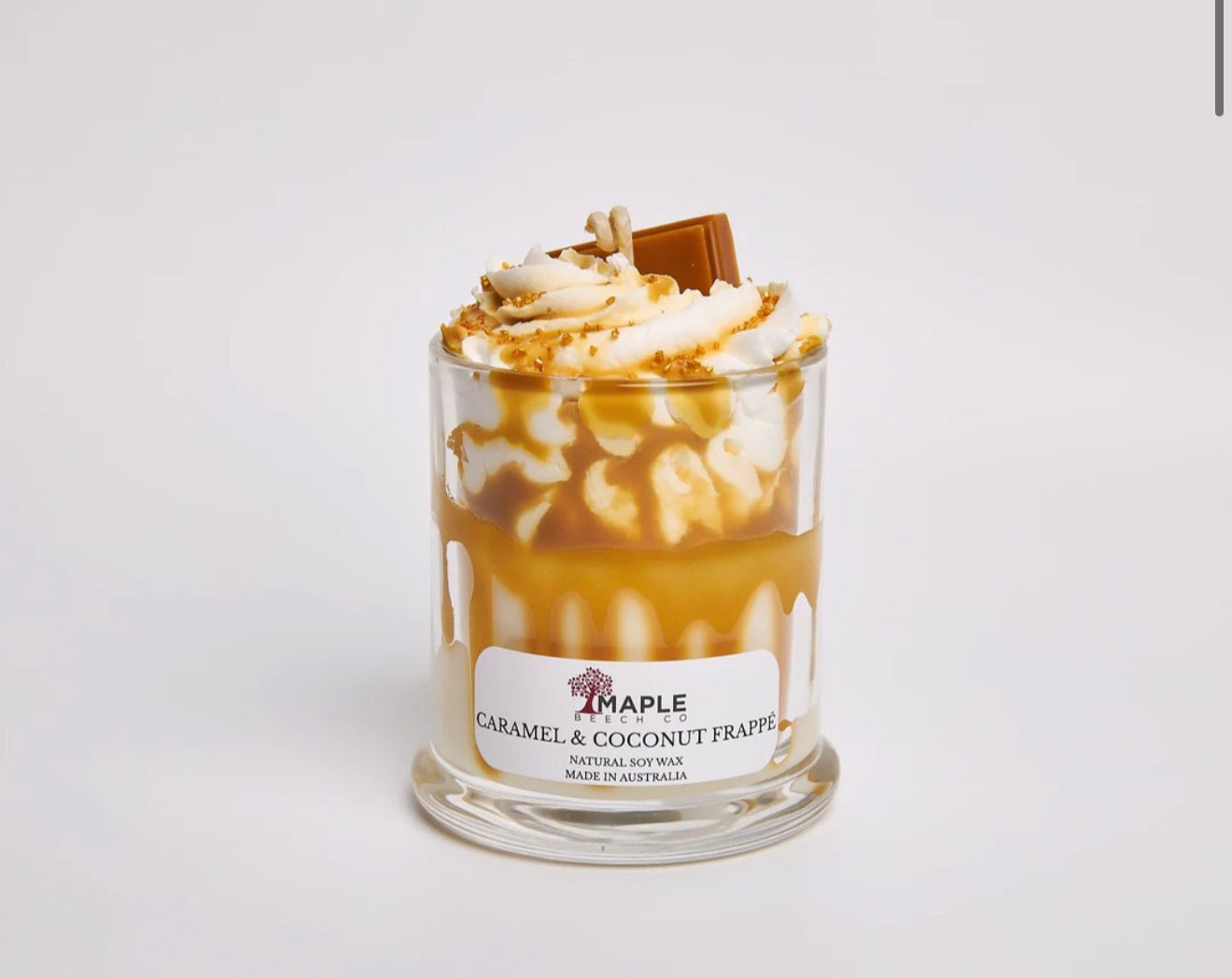 Caramel & Coconut Frappe - Candle