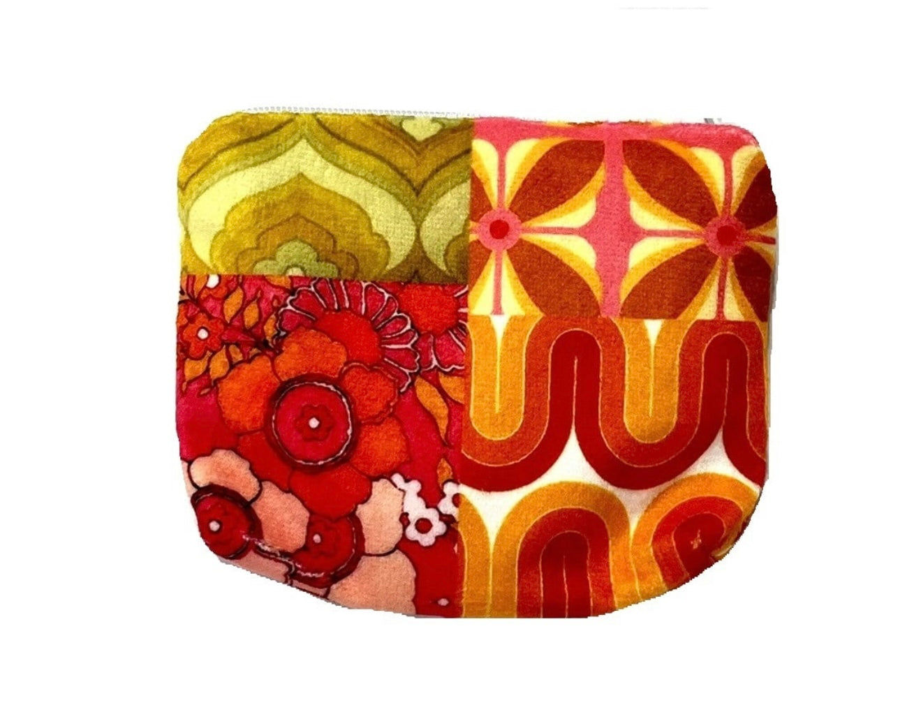 Velvet Purse Small - 70s Orange