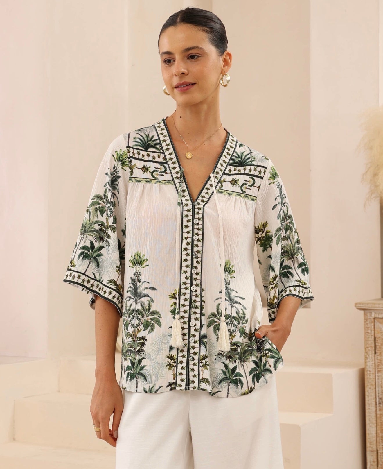 Palm Spring Blouse
