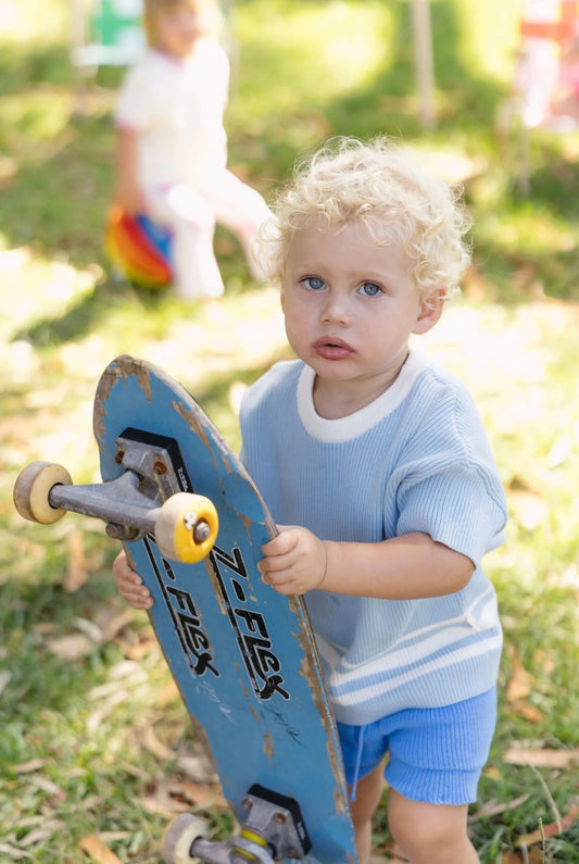 Dad Dressed Me - Tee Blue