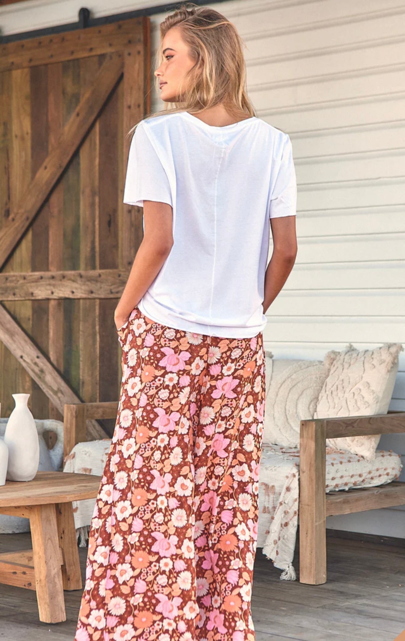 Vintage Tee - Lotus Flower