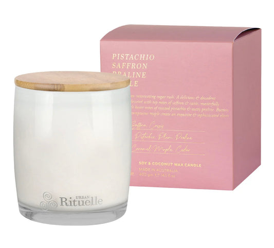 Pistachio, Saffron, Praline & Maple - Soy Candle