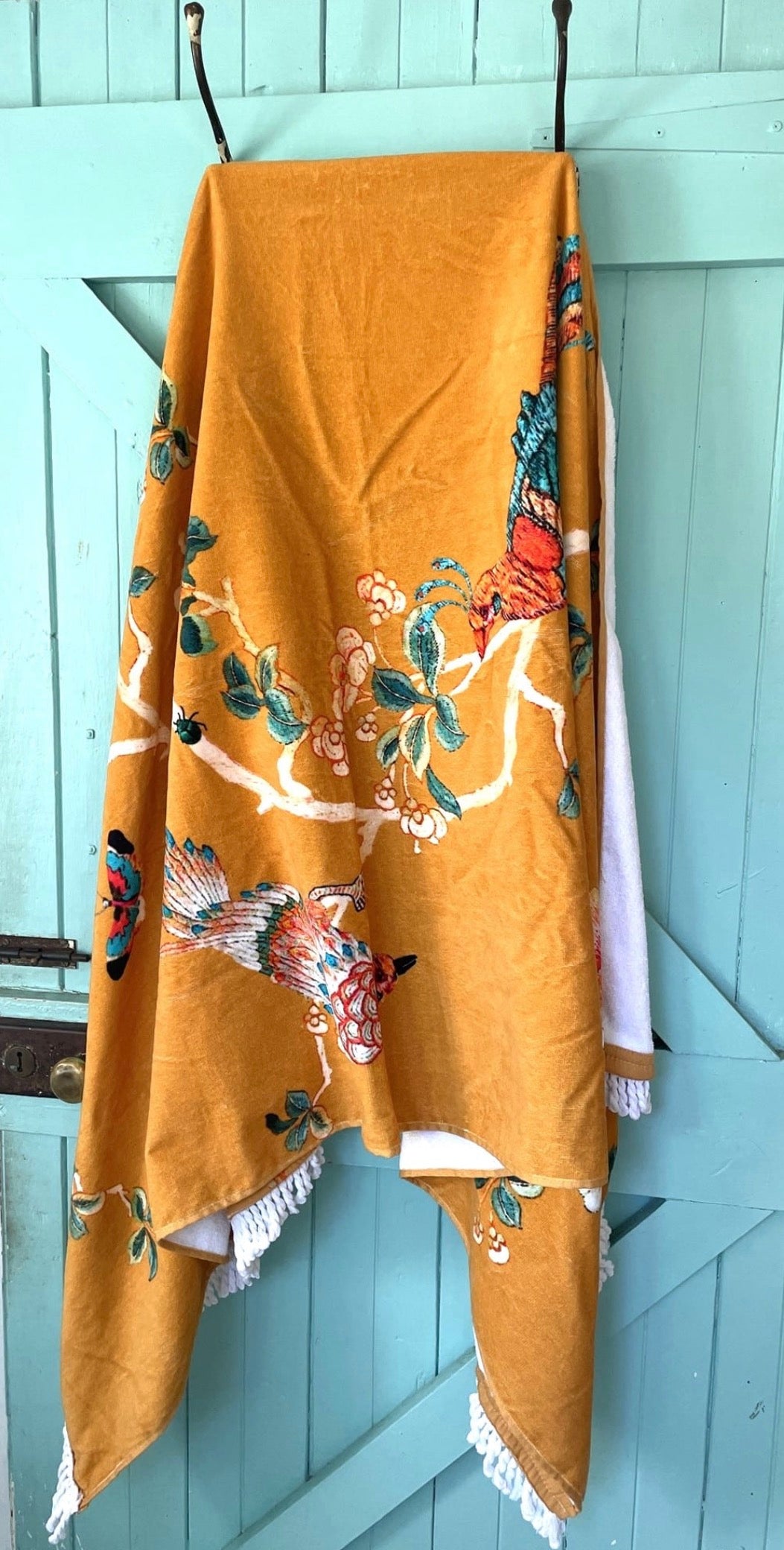 Beach Towel - Gold Chinoiserie