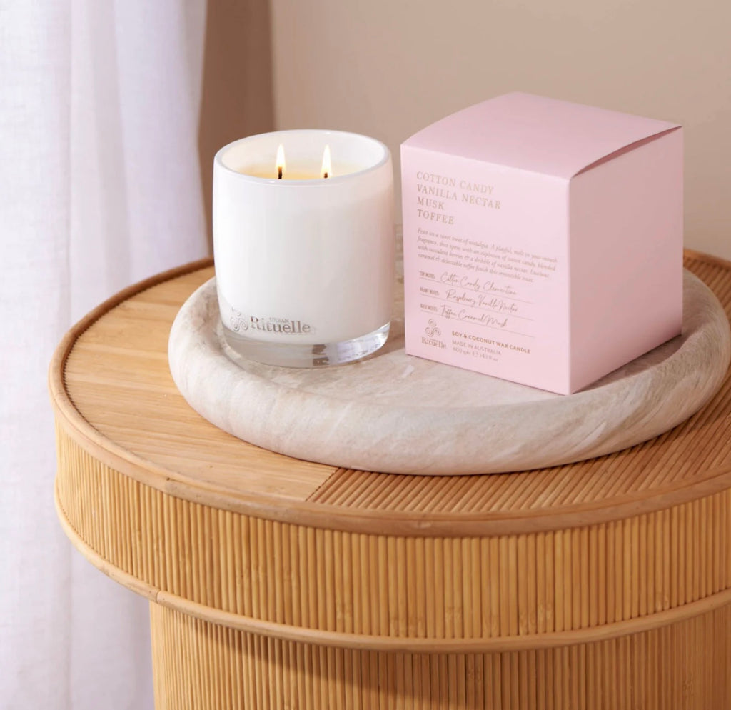 Cotton Candy, Vanilla nectar, Musk & Toffee - Soy Candle