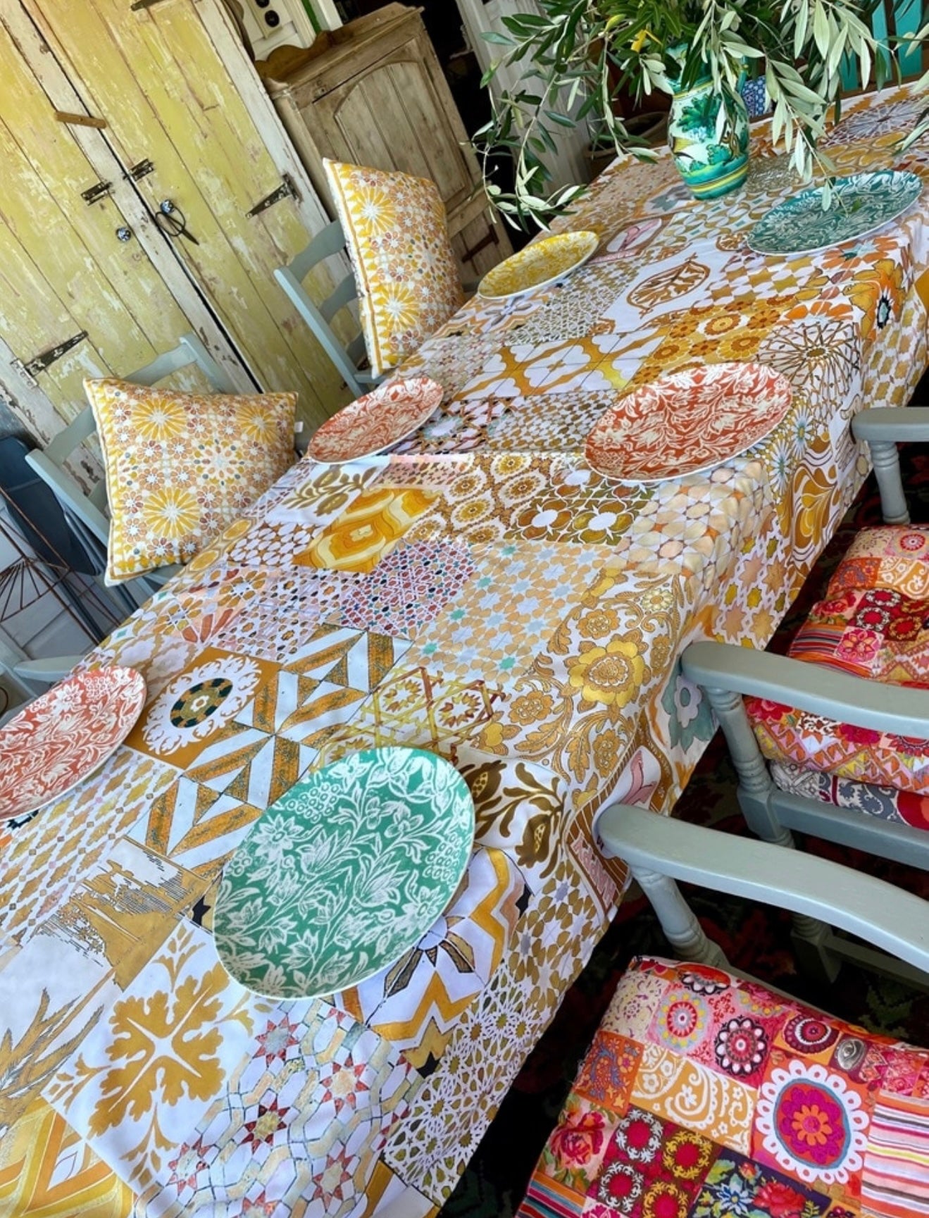 Canvas Tablecloth - Kasbah