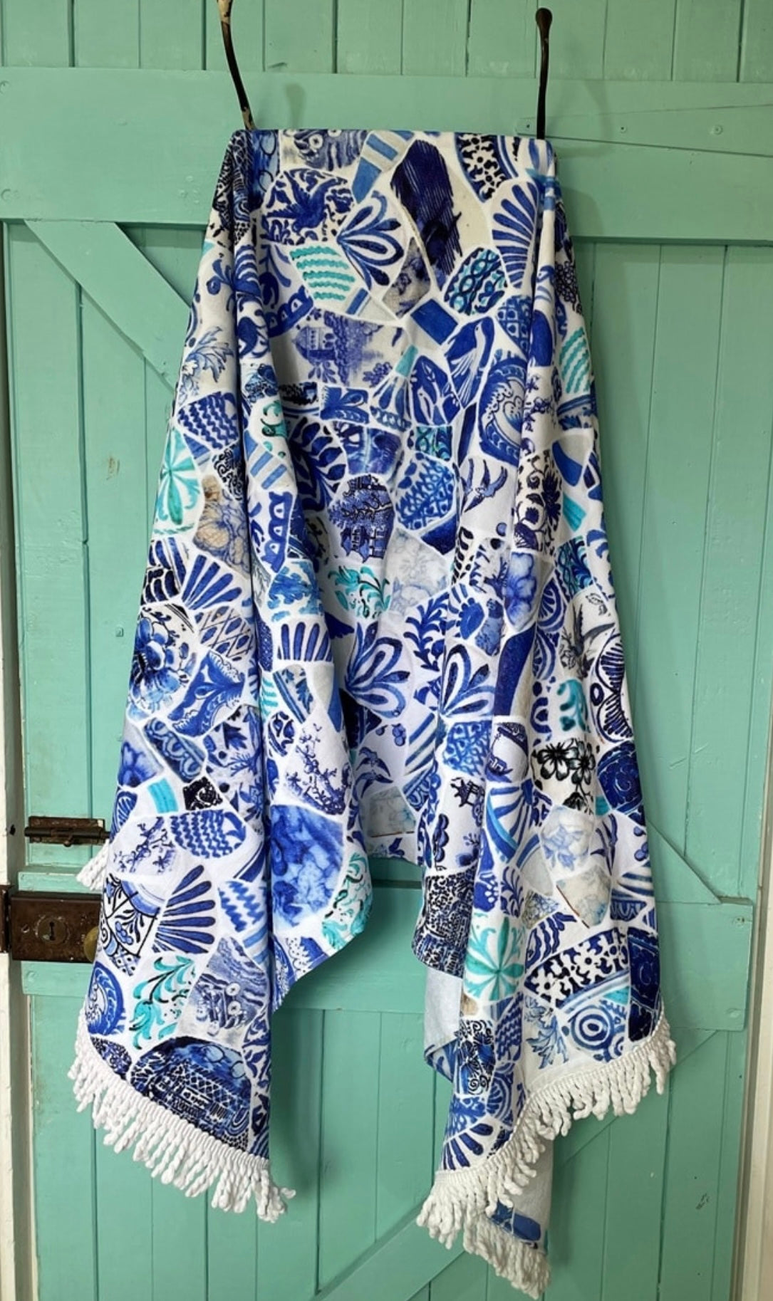 Beach Towel - Blue Mosaic