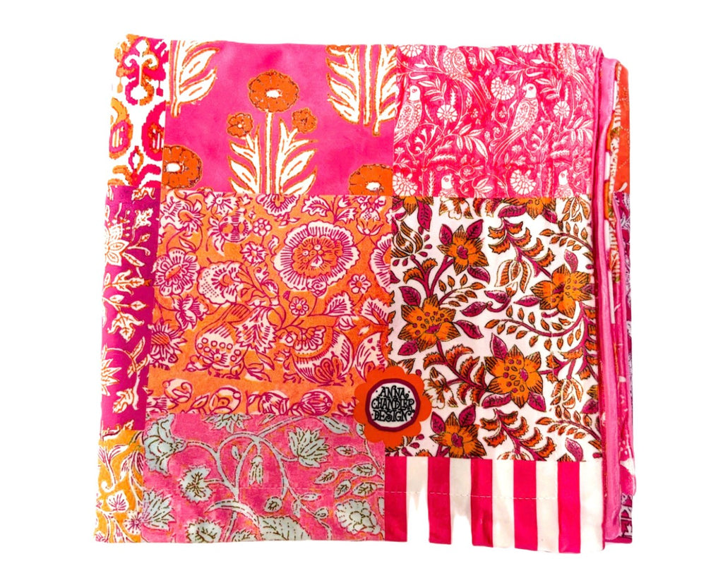 Velvet Throw - Jaipur Pink