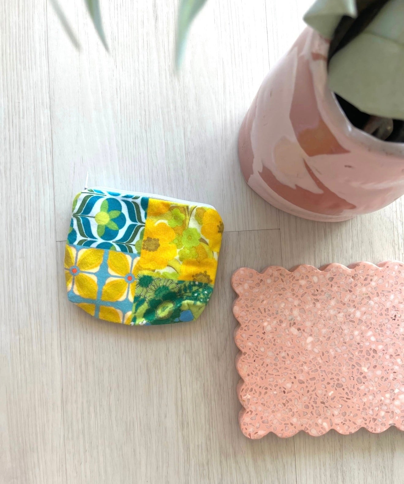 Velvet Purse Small - 70s Green