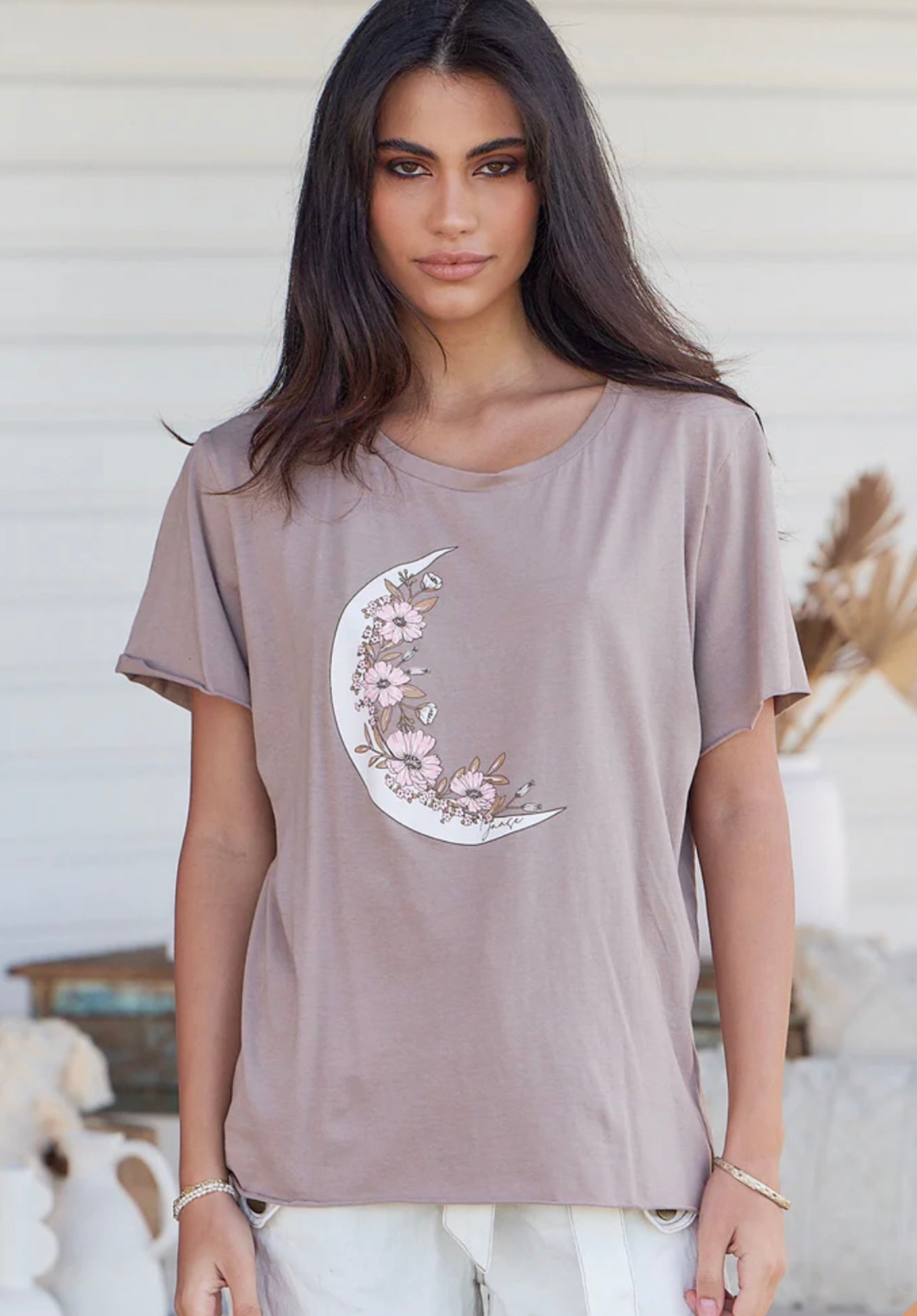 Vintage Tee - Crescent Moon