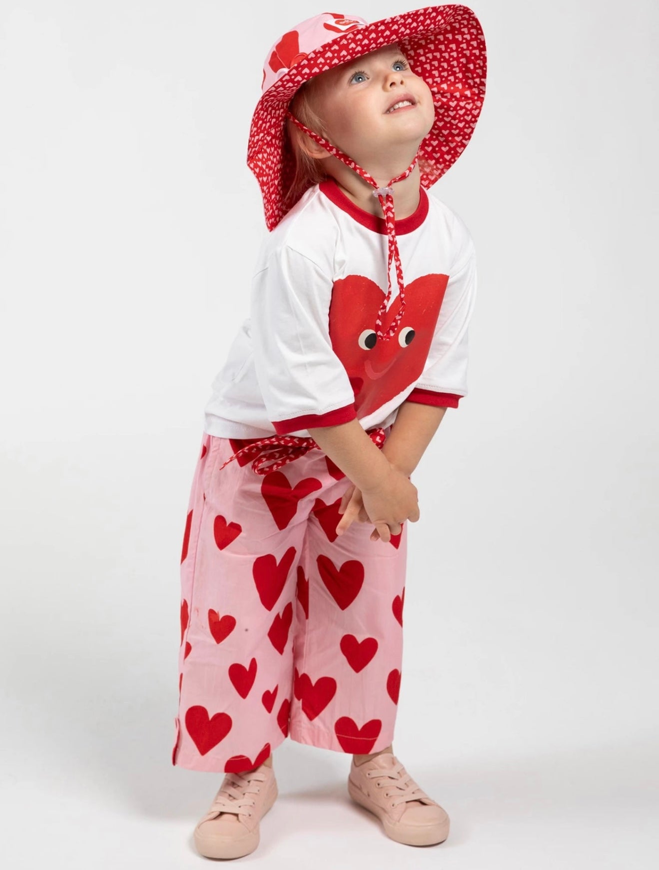 Big Heart Ponytail Hat