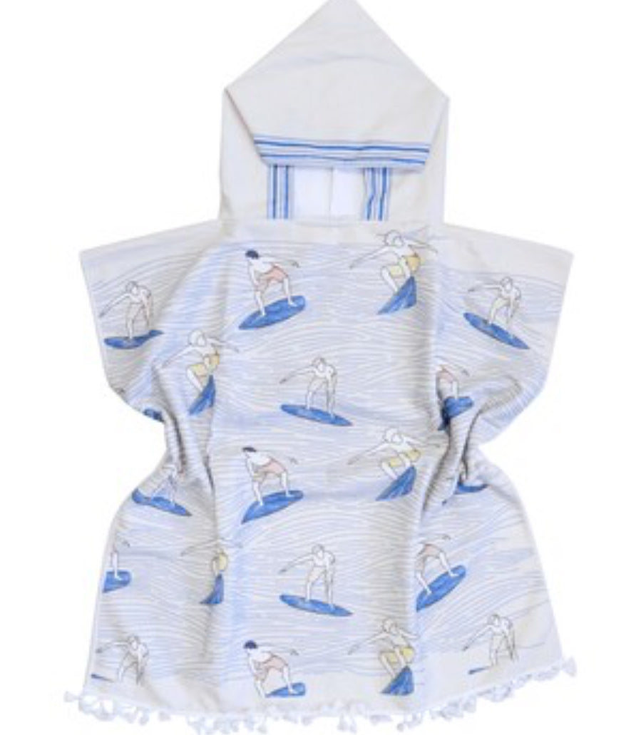 Kids Towel Poncho Surfers