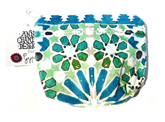 Velvet Purse Small - Casablanca Tile