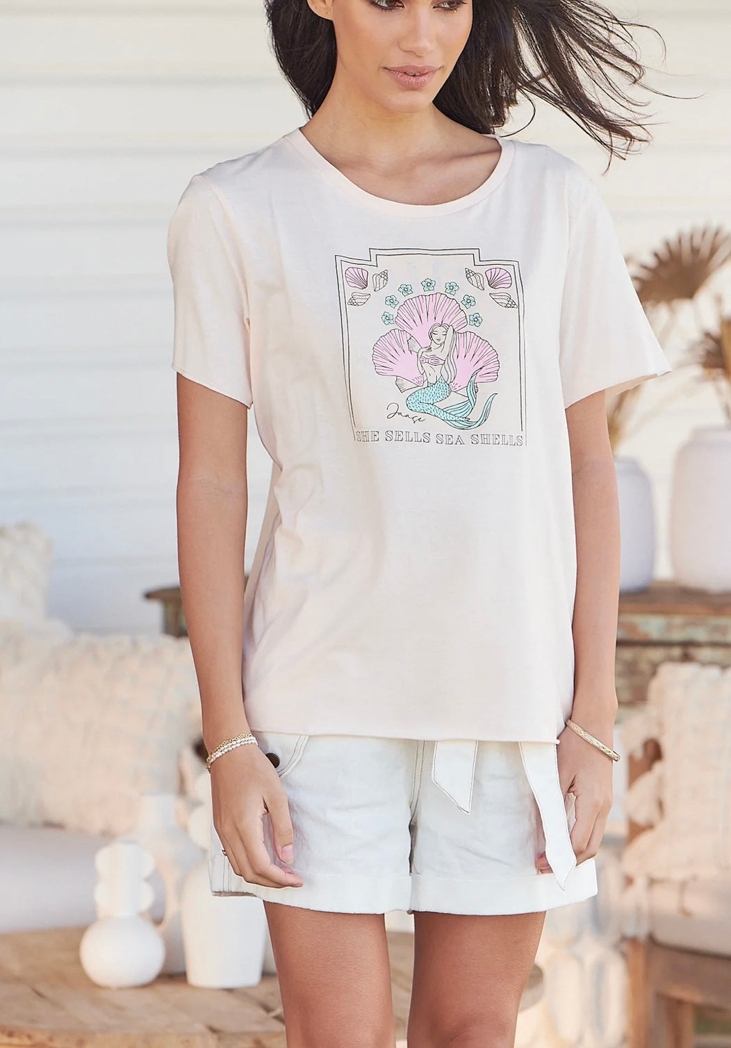 Vintage Tee - Peach Dust