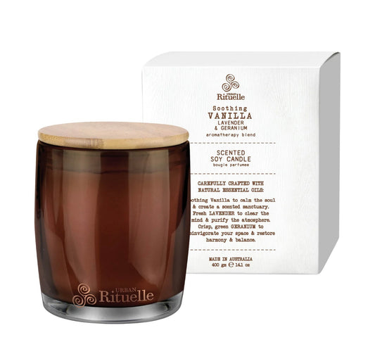 Vanilla, Lavender & Geranium - Soy Candle
