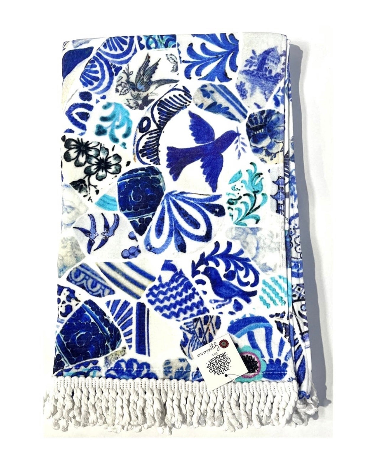 Beach Towel - Blue Mosaic