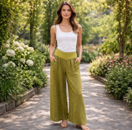 Cappero Linen Pants