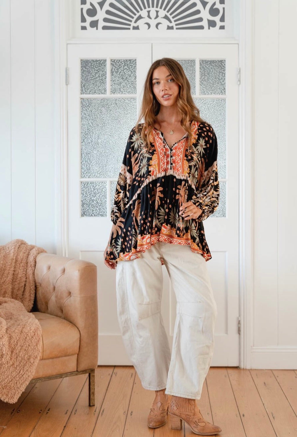 Chloe Top - Jardin