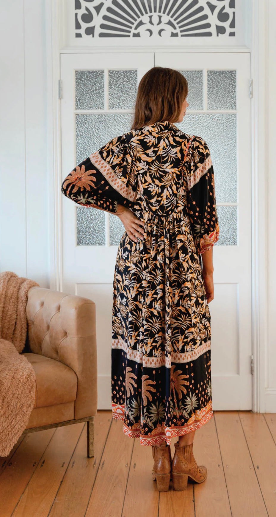 Boheme Midi Dress - Jardin