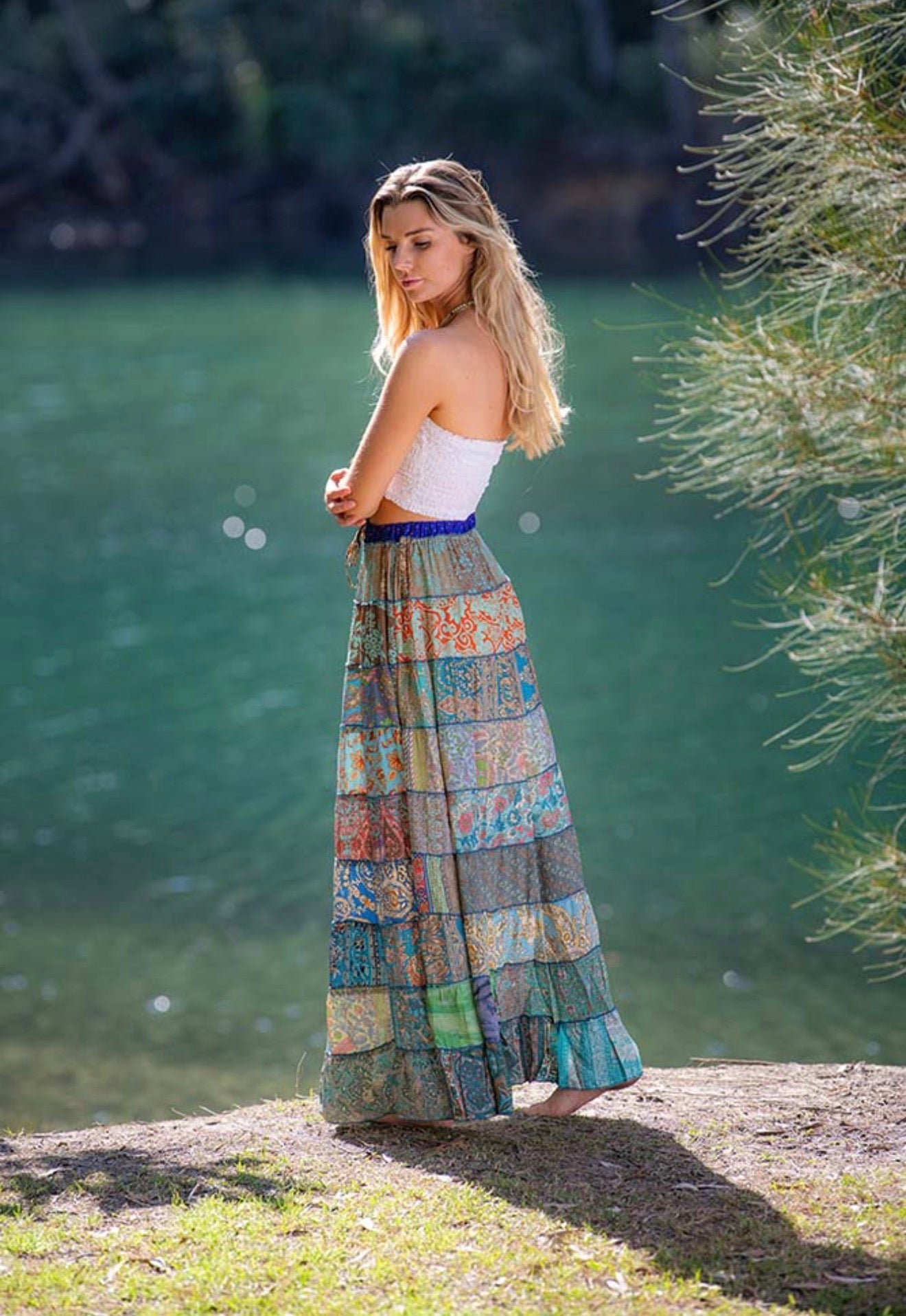 Stevie Skirt - Blue