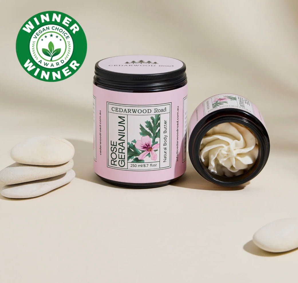Rose Geranium Butter - Natural Skincare For Hormonal Balance