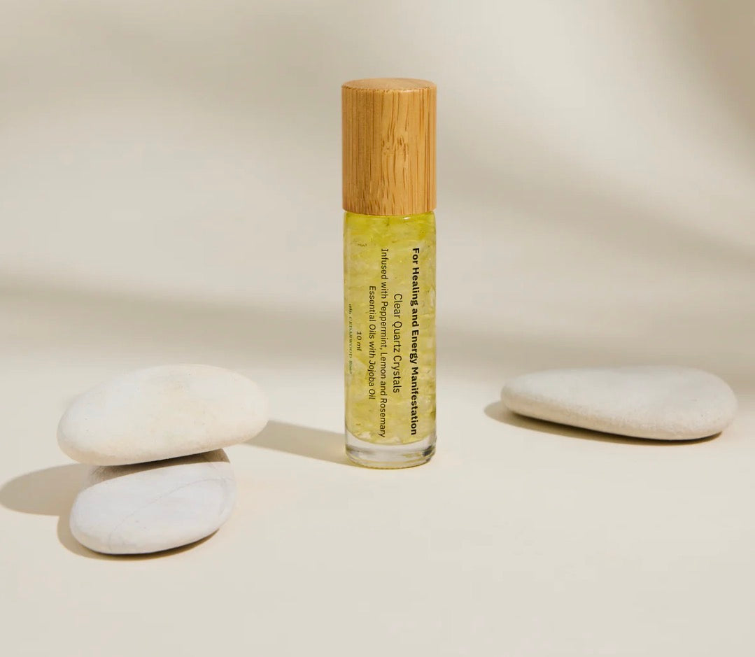 Clear Quartz - Roll On Essential Oil