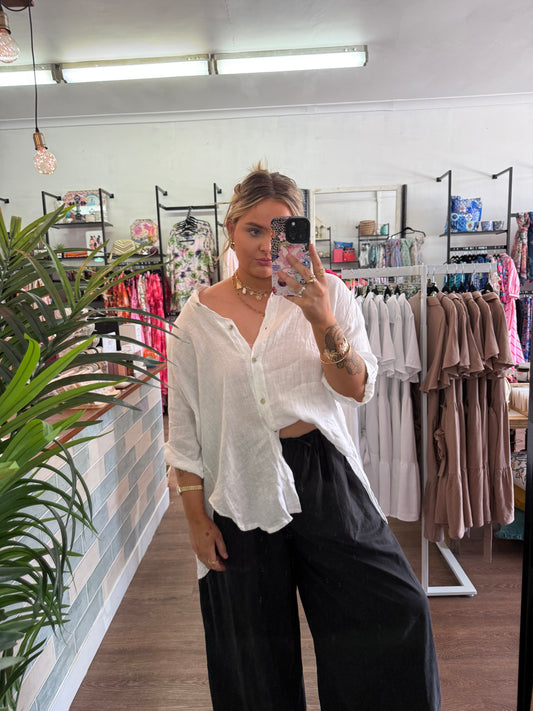 Venice - Linen Top