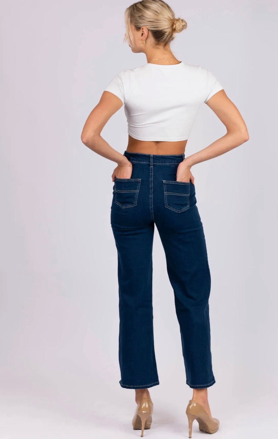 High Waisted Jeans - Indigo
