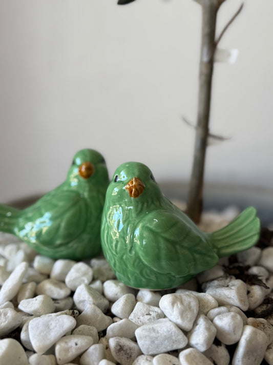 Decorative Birds - Green
