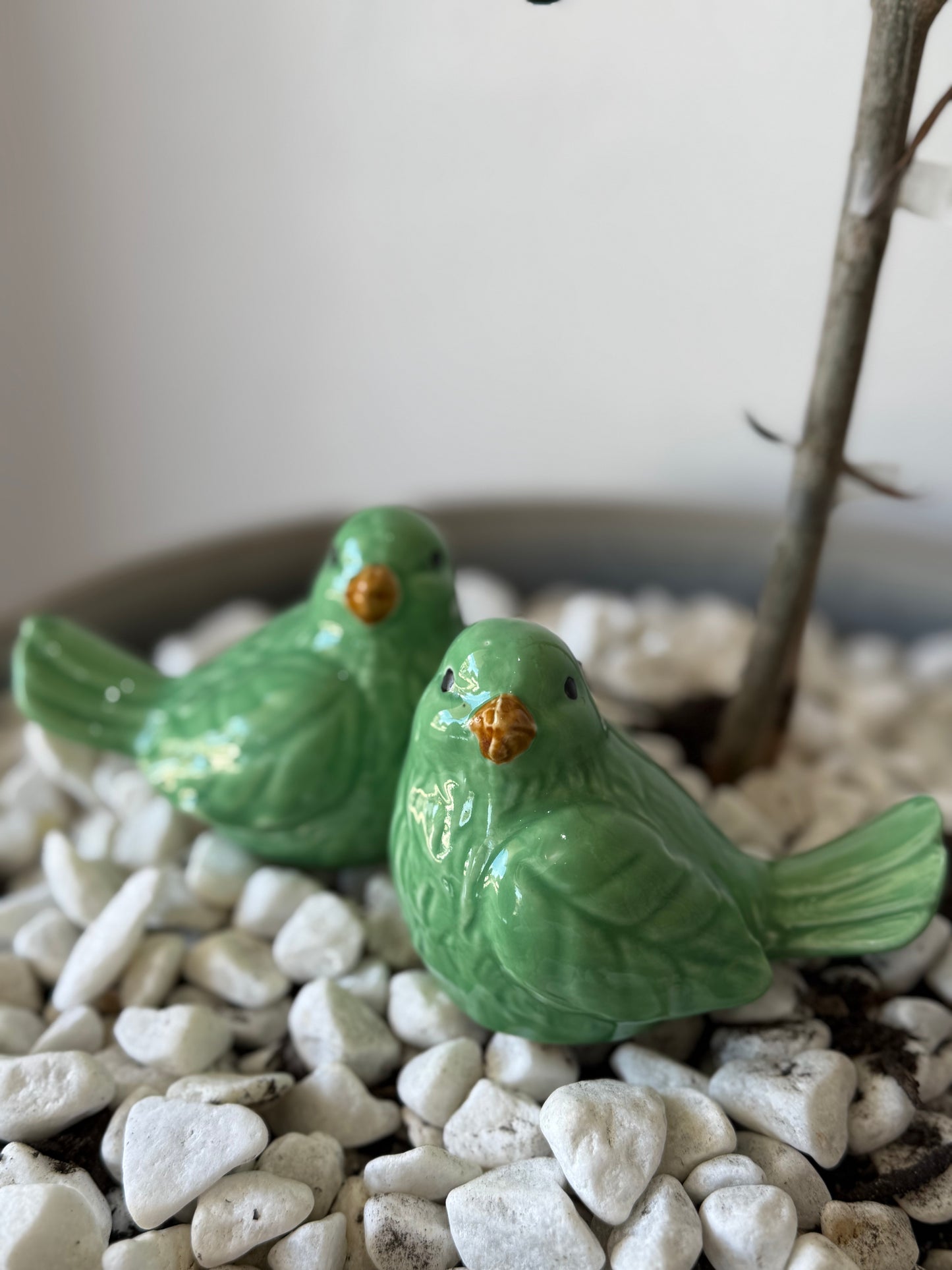 Decorative Birds - Green
