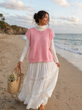 Blush Coast Knit Vest