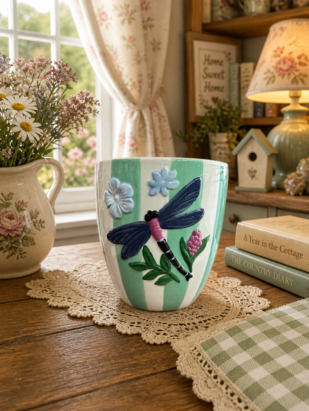 Dragonfly Pot
