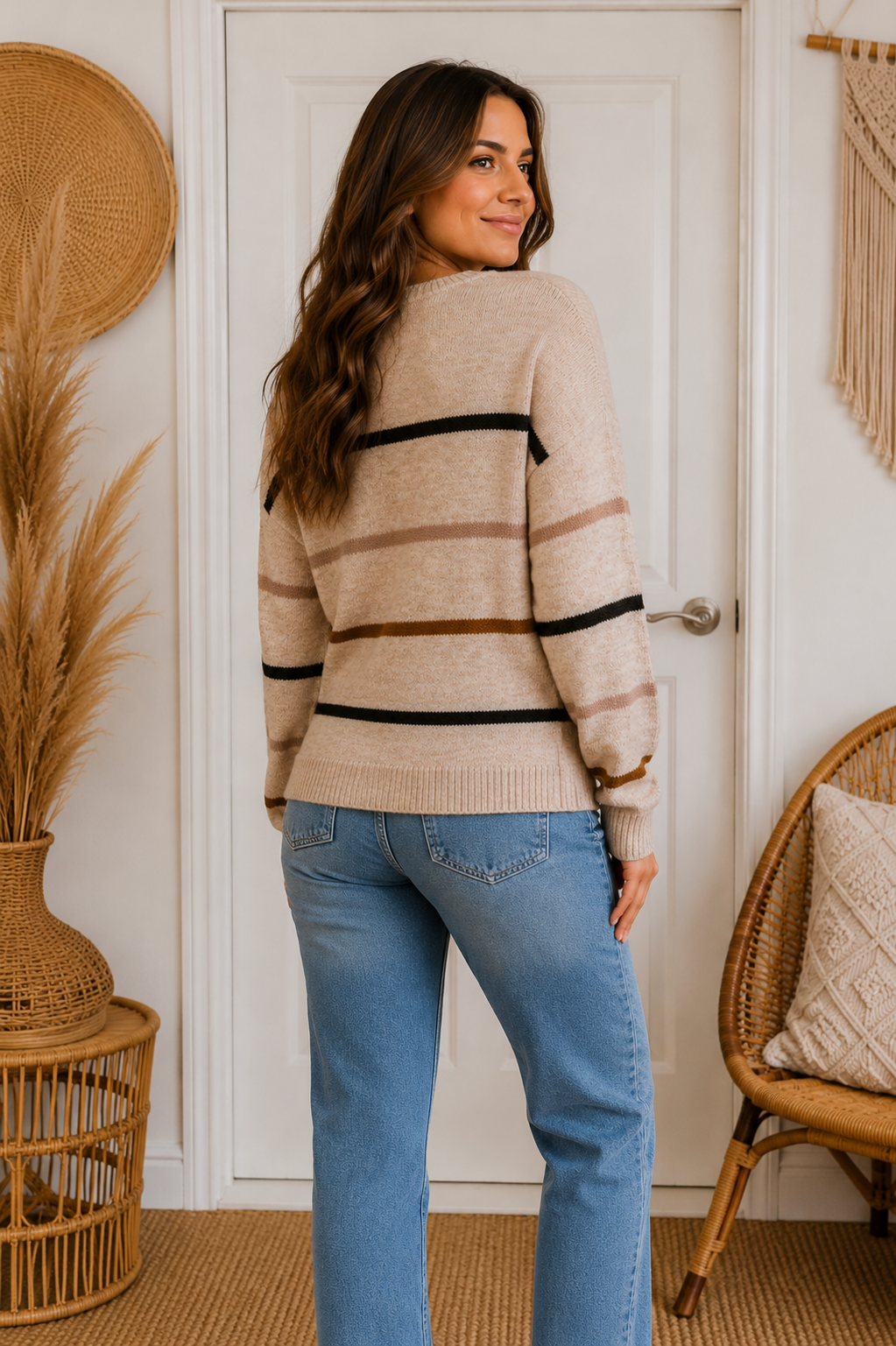 Toast Stripe Knit